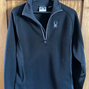 Mens Spyder quarter zip size large in GREAT condition